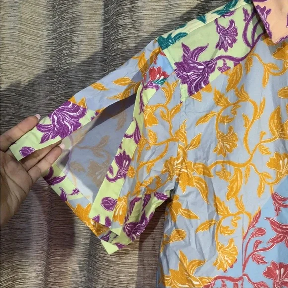 Derek Lam 10 Crosby Keaton Oversized Button Down Shirt - Picture 5 of 10